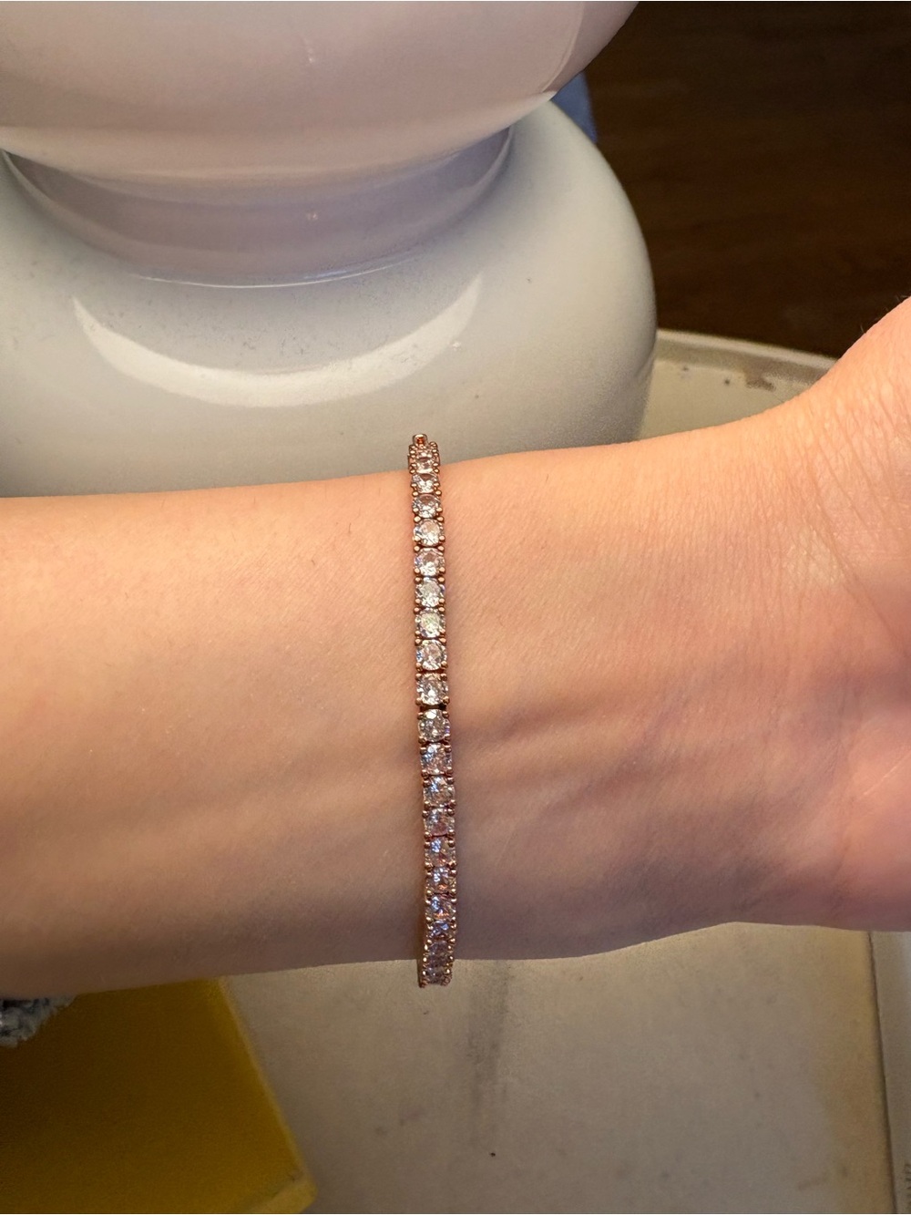 Rose Gold Tennis Bracelet